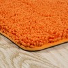 Bedford Home 67A-99100 Memory Foam Shag Bath Mat 2 5-Feet-Orange
