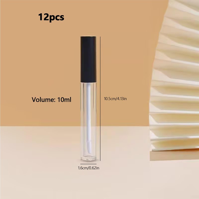 CHENYU Pack of 12 Lip Gloss Containers 10 ml Mini