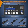 Nilight 144LED Traffic Advisor Strobe Light Bar with Controller Red