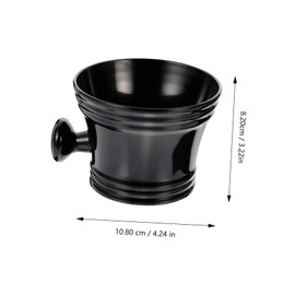 NOLITOY Men's Shaving Set Shaving Bowl Brush Soap Cup Plastic Fine Hair Brush for Goatee Whiskers