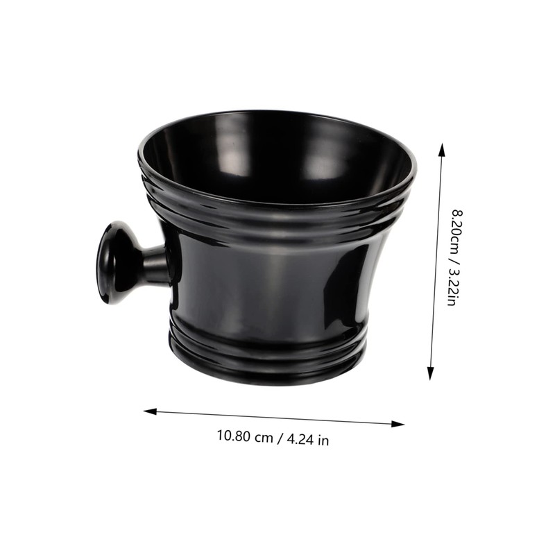 NOLITOY Men's Shaving Set Shaving Bowl Brush Soap Cup Plastic