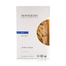 Monograno Felicetti Matt Penne Ritorte Pasta Italian Organic Non-GMO 17.6oz (500g)