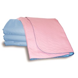 Sonoma Super Absorbent Pink Double Bed Pad with Tuck - In Flaps - 3500ml (1108abf)