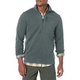 MARMOT Men's Drop Line 1/2 Zip Fleece Jacket, Steel Onyx, Large