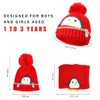 Rayson Toddler Kids Winter Beanie Hat Scarf Set Warm Fleece