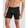 Terramar Men's Wind Boxer Brief (Black, Large)