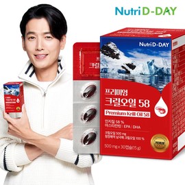 NUTIDIDIDA Premium Krill Oil 58 1 Box 30 Capsules / 뉴트리디데이 프리미엄 크릴오일58 1박스 30캡슐