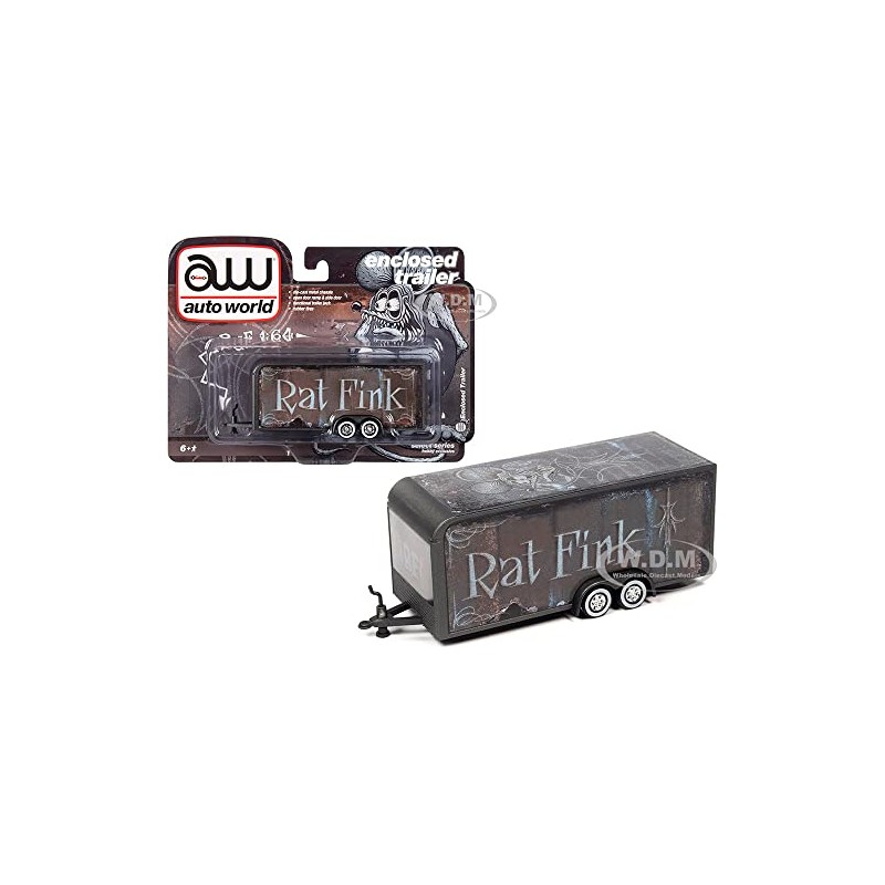 Enclosed trailer 1/64 scale diecast rat fink