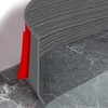 Heonay Flexible Baseboard Molding Trim 4 Inch Self-Adhesive Vinyl Wall