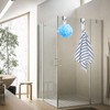ZARADU 2 Pieces Shower Hooks for Hanging,Stainless Steel Extended Shower