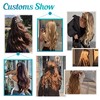 Fshine Tape-In Real Hair Extensions, 35 cm, 50 g, Straight
