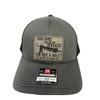 Rock Hard Caulking Services Leather Patch Trucker Snapback Baseball Hat-
