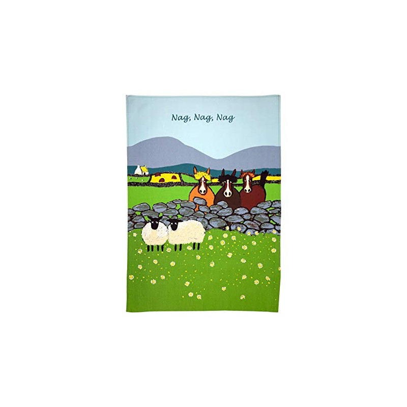 "Nag Nag Nag" Cotton Tea Towel