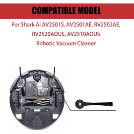 ZXHUANGOH Side Brush for Shark AI AV2501S, AV2501AE, RV2502AE, RV2520AOUS, AV2510AOUS, RV2610WA, RV2610WD, RV2620WD Robotic Vacuum Cleaner Replacement Parts Accessories