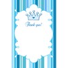 30 Blank Thank You Cards Blue Prince Birthday Party Baby