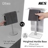 KES Hand Towel Rack Stand with Marble Base, Towel Rack