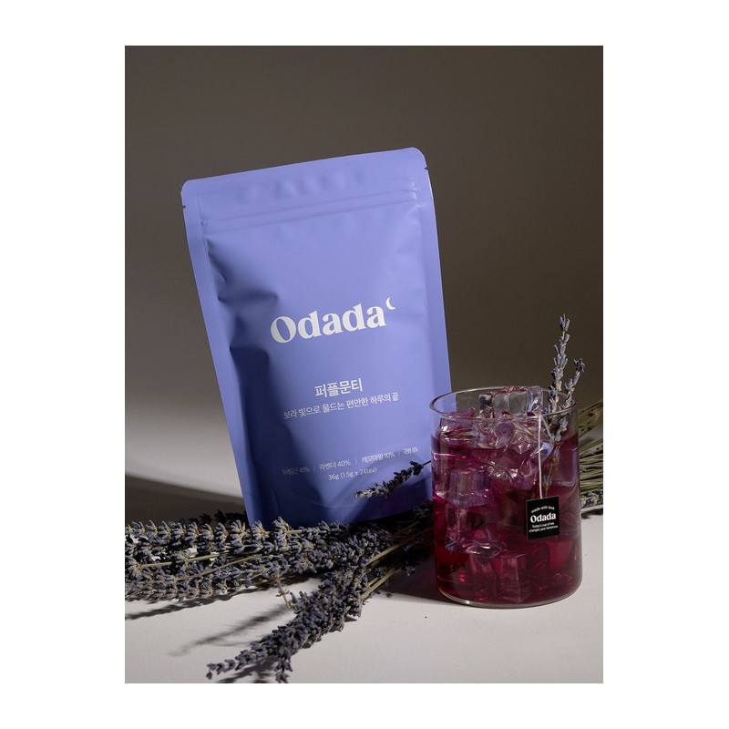 [Odada] 3 Purple Moon Tea (72 pieces) / [오다다] 퍼플문티