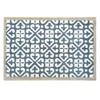 My Mat Harlequin Tile Blue, Nylon Indoor Pattern Washable Doormat