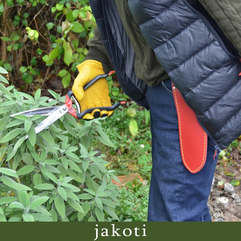 Jakoti Hand Shears (L30cm) with Handmade Leather Holster. One Handed
