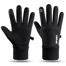 Bonbell Guantes para Frio, Guantes Termicos de Invierno para Pantalla Táctil, Guantes Nieve Impermeables para Hombres y Mujeres, para Manejar, Ciclismo, Moto, Correr, Senderismo y Esquí