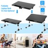 TeqHome Foldable Laptop Stand Height Angle Adjust Notebook Bed Desk