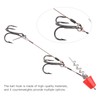 Portable Fishing Steel Wire Fishing Rigs with Treble Fish Hooks