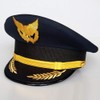 [cnstone] Pilot Hat, Hat, Eagle Badge, Embroidered, Costume Accessory, Kids,