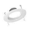NICOR Lighting DCR561081203KWHBF LED Downlights, White Baffle