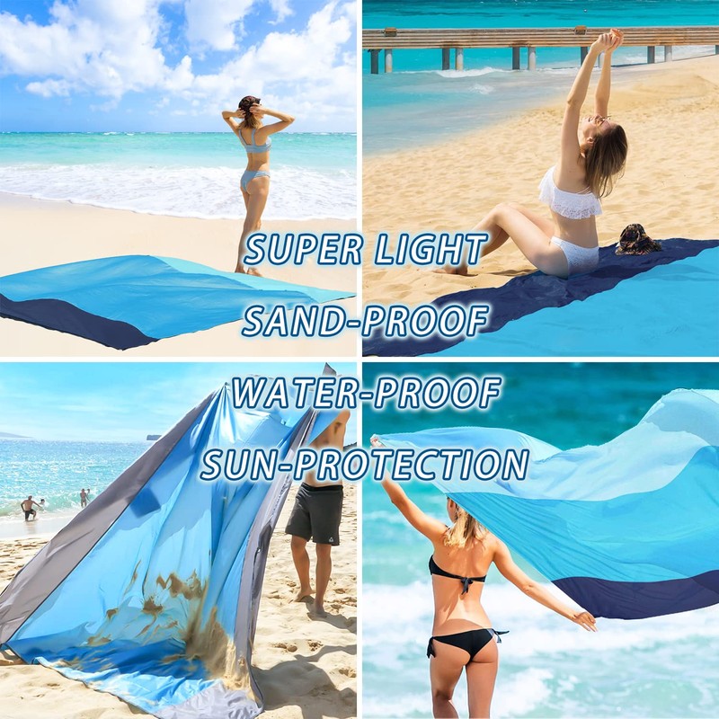 DALO Leisure Sheet, Waterproof, Beach Mat, Ground Sheet, Camping, Compact