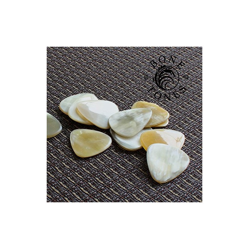 Bone Tones - White Horn - Guitar Pick
