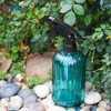 OFFIDIX Glass Spray Bottle, Plant Mister with Adjustable Nozzle 0.4L/13.5oz