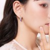 YUIITU Women's Earrings, Popular, High Quality Zirconia, Birthstone, Hoop Earrings,