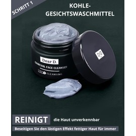 Dear D. Box Kit Skin Care for the Excellent Face | 3 Step Routine with Face Wash, Face Scrub, Moisturiser | Set Skin Creams for Men Gift Made in Italy