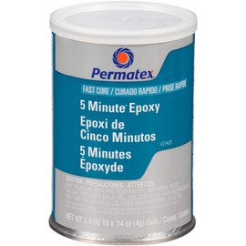 Permatex 21425 Fast Cure Epoxy - Ten 4 g Mixer Cups, 4 Grams