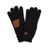 CC Fleece-Lined Touchscreen Gloves - Color: Ivory