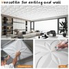 WOWSTAR 12-Pack 24"x24" Drop Ceiling Tiles, Waterproof Glue Up Ceiling