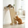 Wall Mounted Cat Scratcher with Hammock, 2-in-1 Cat Wall Furniture