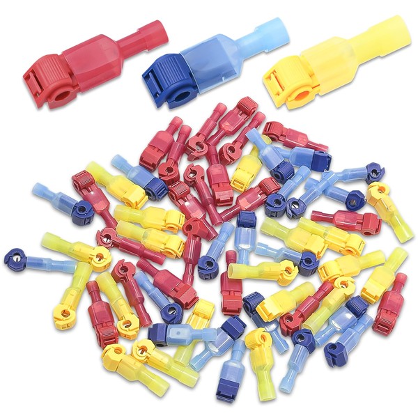 Leyrens 120 Piece T Branch Connector Set, Cable Branch Quick