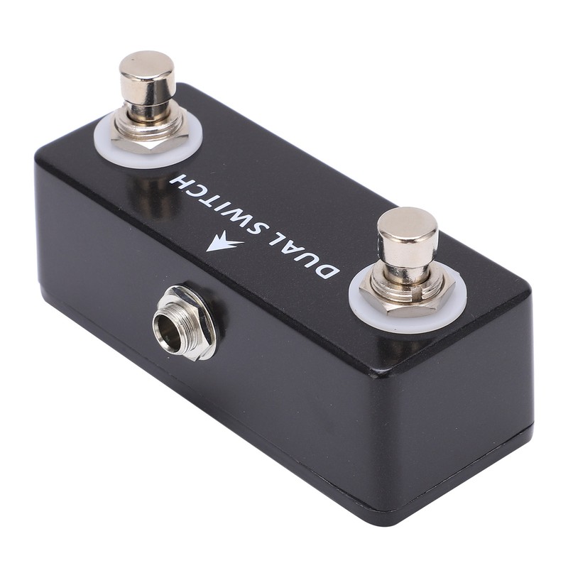 Guitar Foot Switch Pedal Dual Footswitch Tap Momentary Lock Free