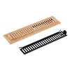 Homewell White Oak Wood Floor Register, Drop in Vent Cover