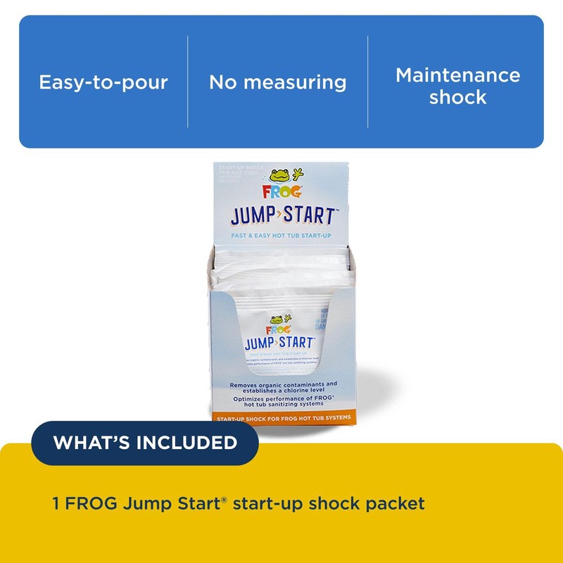 FROG Jump Start for Hot Tubs - Start-Up Chlorine Shock
