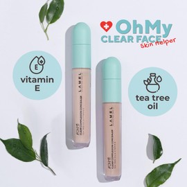 LAMEL OH my Clear Face Concealer - Vitamin E & Tea Tree Extract - Skin Care, Moisturizing & Waterproof - Anti-Aging Formula - Brightening & Protection, 403-0,23 fl.oz