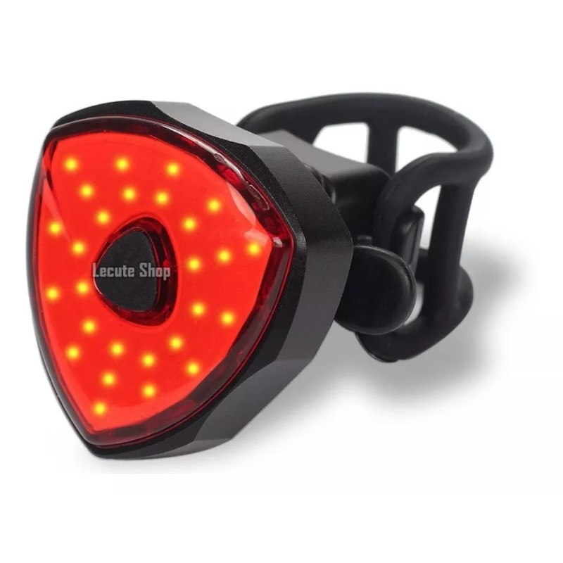 Cob Lamp Lámpara Luz Led Cob 6 Modos Rojo Bicicleta