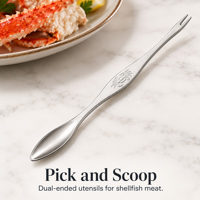 6-Piece Stainless Steel Seafood Tool Set – Crab & Lobster