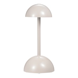 Modern Table Lamp Mushroom Shape Nightstand Lamp Touch Control LED Desk Lamp Cordless Bedside Lamp 3 Light Colors Stepless Dimmable Rechargeable for Living Room Bedroom