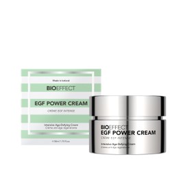 BIOEFFECT EGF Power Cream | Advanced Age-Defying Face & Neck Cream with Epidermal Growth Factor + Hyaluronic Acid + Niacinamide for Wrinkles & Age Spots | 50 mL / 1.69 oz