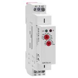 Delay ON Time Relay, GRT8 A1 230V Time Delay Relay Module, Delay Timer Switch 16A AC230V Adjustable Delay Timer Switch in Din Rail