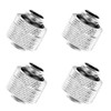 VOANZO 4PCS PC Water Cooling Connectors G1/4 Thread Nozzle PC