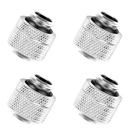 VOANZO 4PCS PC Water Cooling Connectors G1/4 Thread Nozzle PC Water Cooling Pipe Fitting Compression Fitting