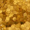 Milk Chocolate Gold Coins 2 Pounds in a Resealable Bulk